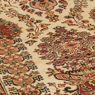 Authentique Tapis d'Orient fait main en soie FIME