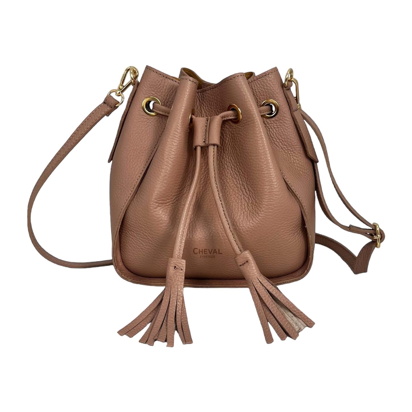 Bolso tipo cubo Cheval Firenze Matilde Rosa Empolvado