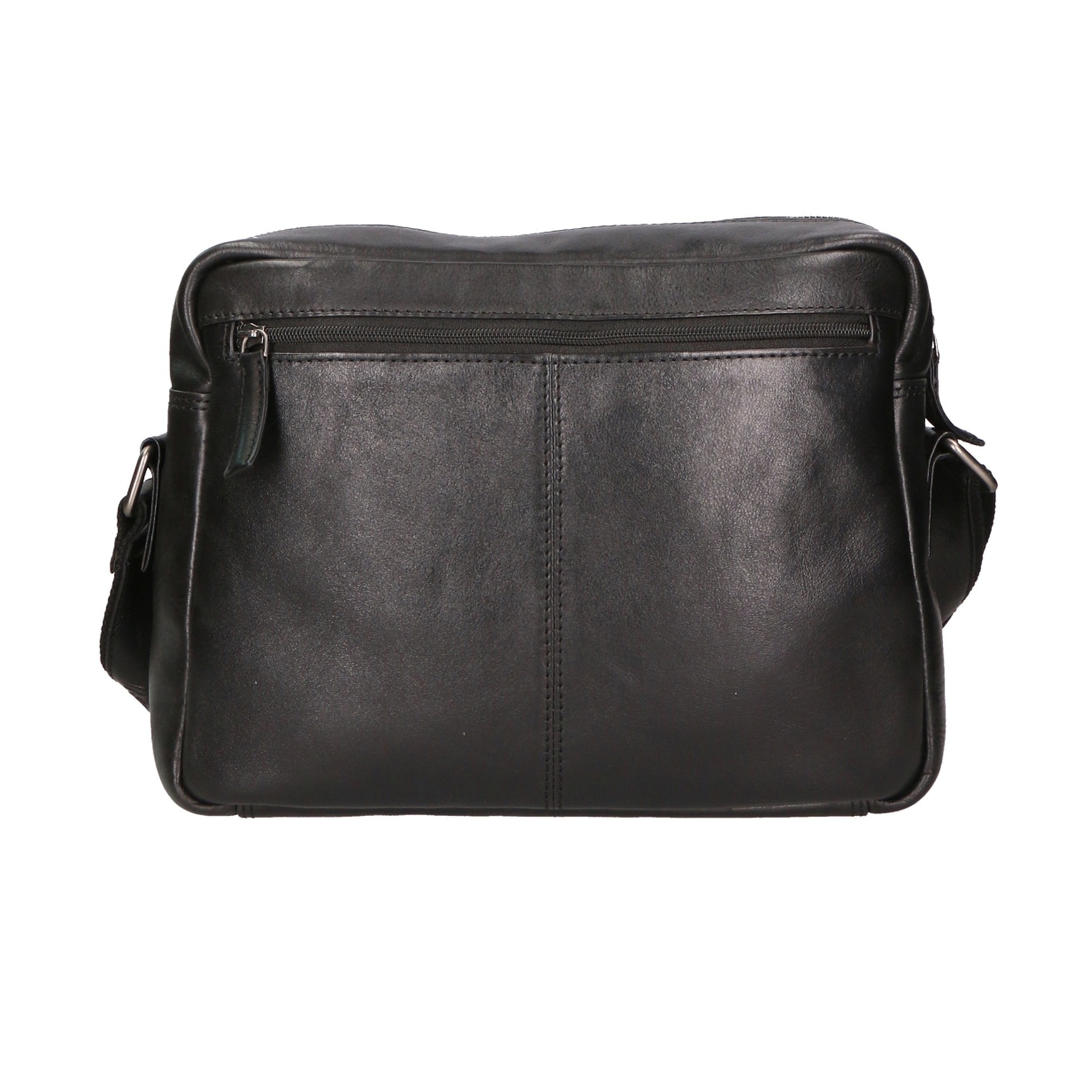 Borsa a tracolla unisex in vera pelle - Modello False - 100% pelle di vacchetta - 31.0 x 23.0 x 11.0 cm