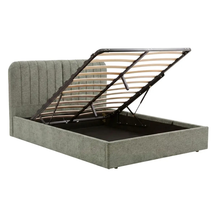 Lit coffre Cala rectangulaire 160x200cm vert