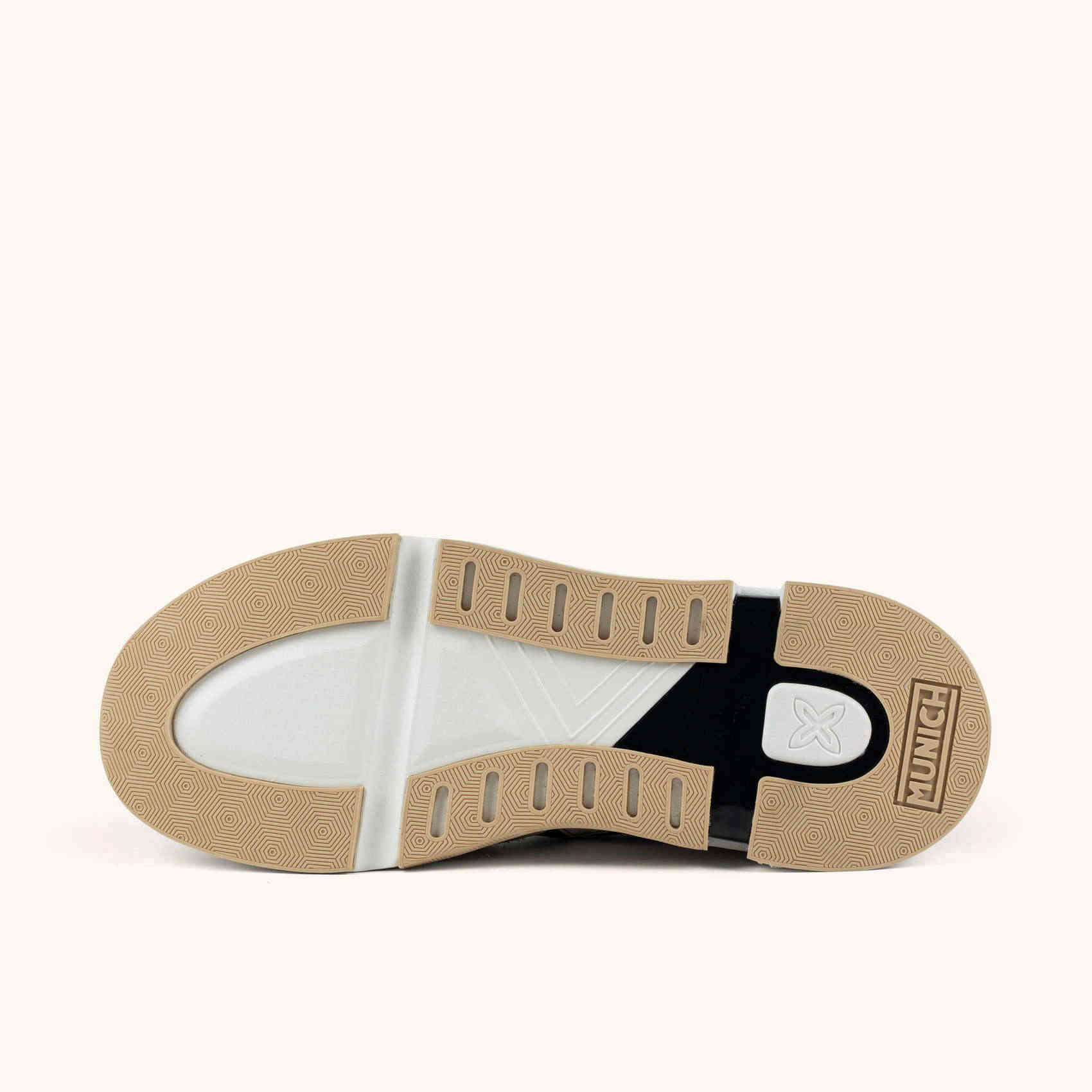 MUNICH CLICK 108 Sneakers de diseño contemporáneo y estilo urbano Blanco y Arena