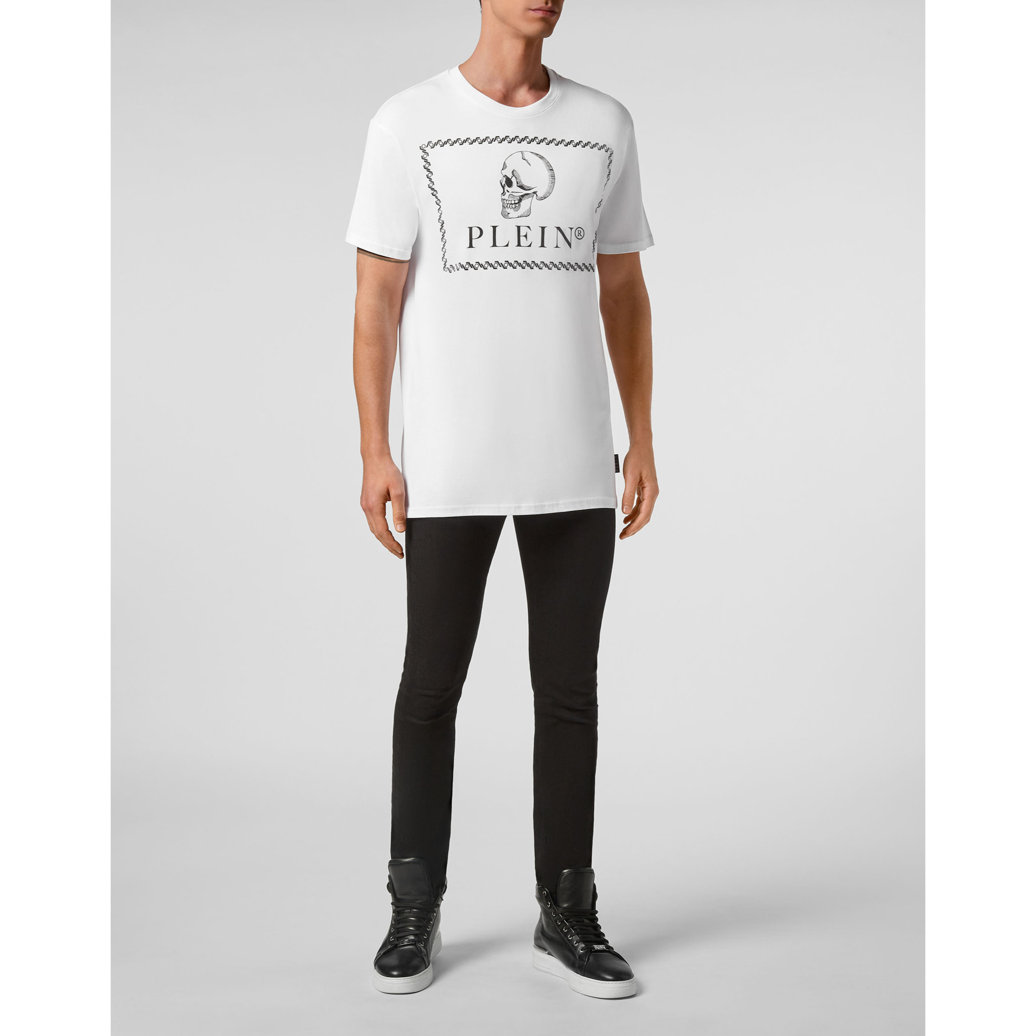 PHILIPP PLEIN Maglietta a girocollo SKULL