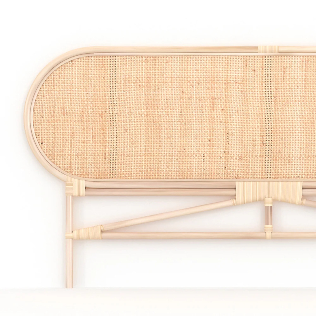 Tête de lit en rotin naturel 160 cm - Navahino