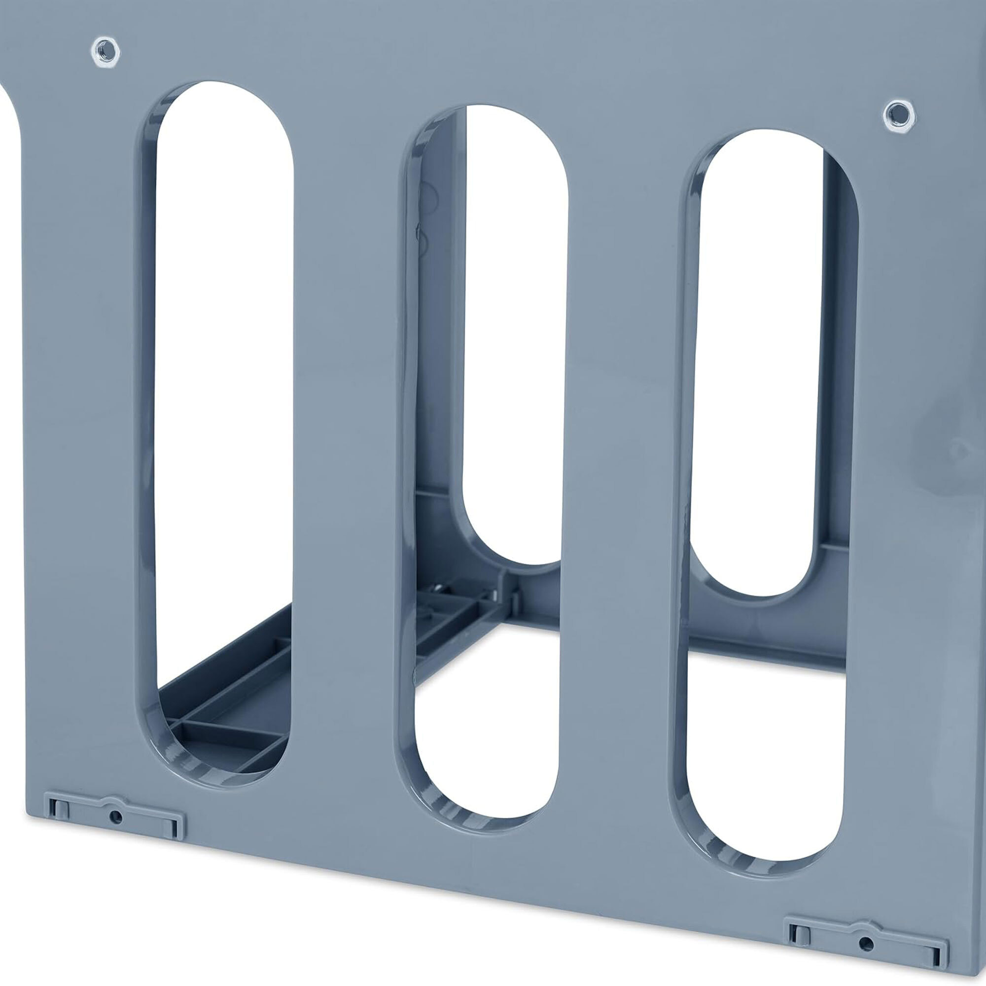 Contenedor de reciclaje para mueble de cocina, cubos de basura bajo fregadero, fijación inferior y extracción manual, cubos extraíbles, con tapa