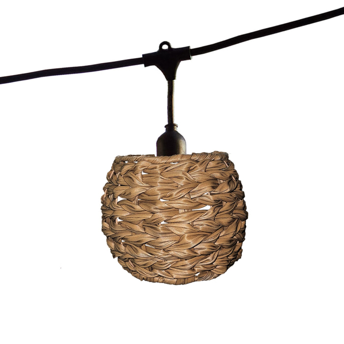 Guirlande connectable PINE 7 ampoules E27 6M