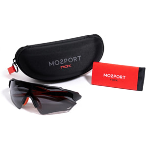 Gafas Deportivas NOX/MO COPPI Nerbo Negro/Rojo