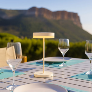 Lampe de table solaire VIVIA MINI SOLAR Blanc H27cm