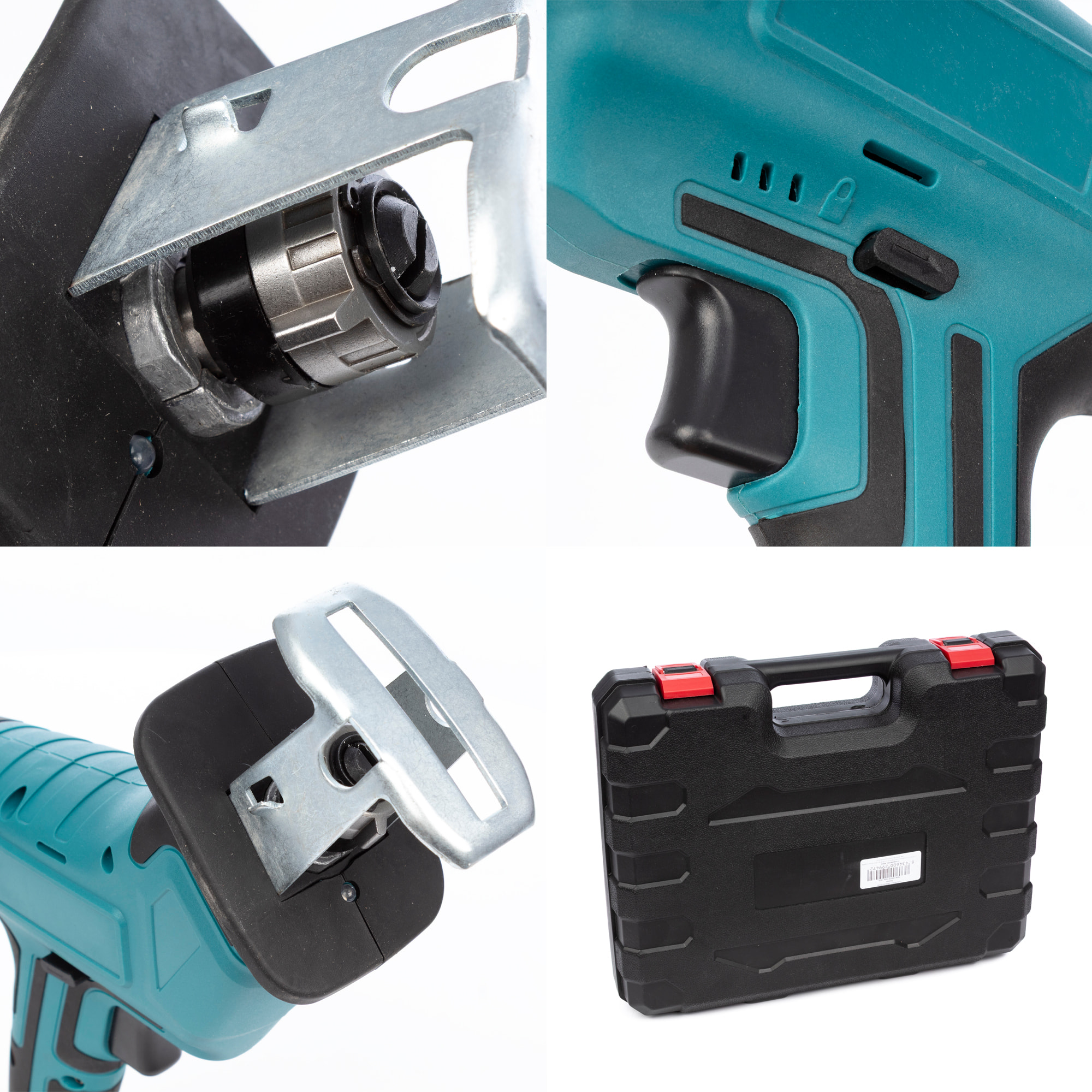 Sega a gattuccio con lama da 12 pollici e 2 batterie da 75000mAh.