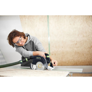 Scie circulaire à capot basculant sans fil HKC 55 KEB-Basic - FESTOOL - sans batterie, ni chargeur - SYSTAINER - 578302