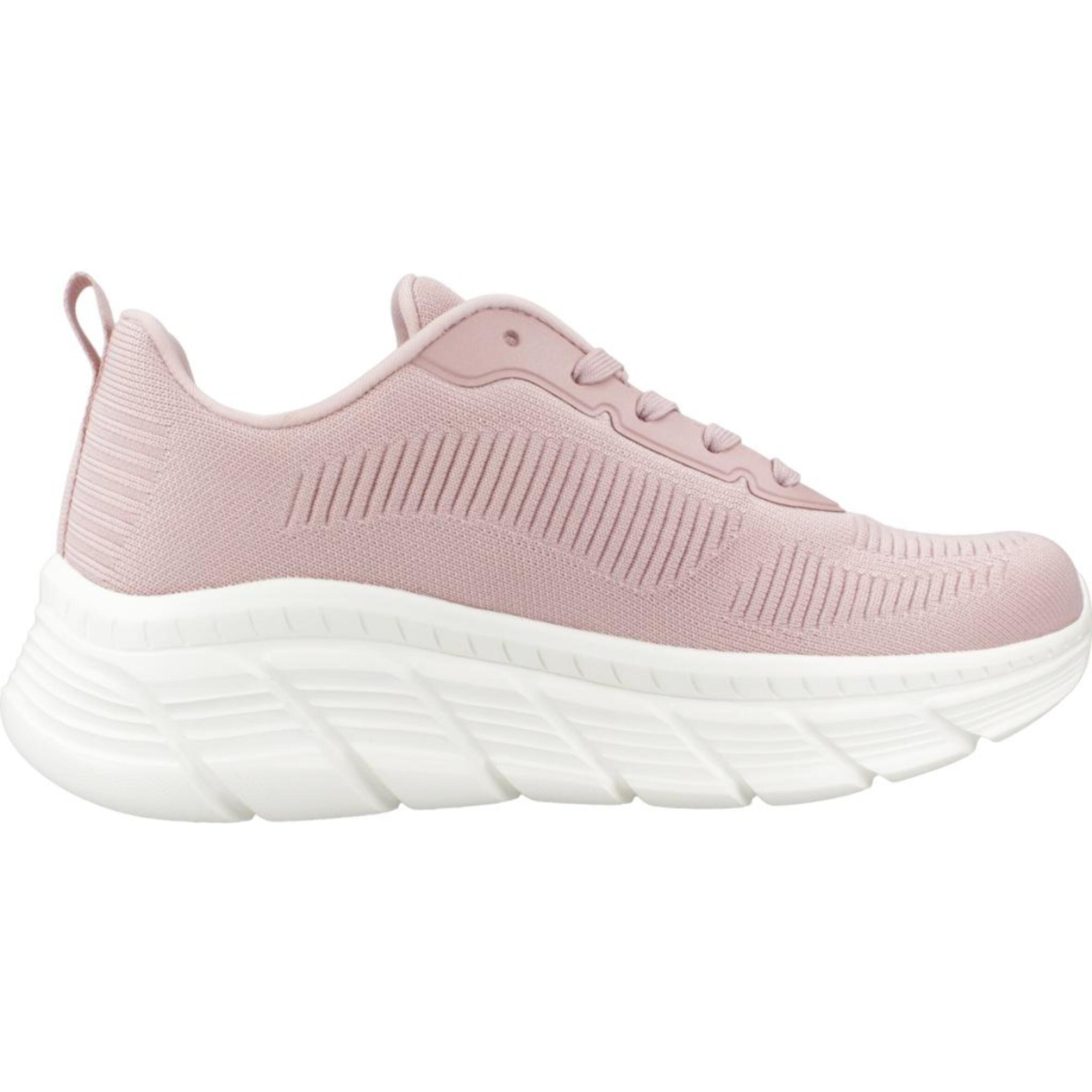 Sneakers De  Mujer Bobs B Flex Hi Flying Hi Rosa