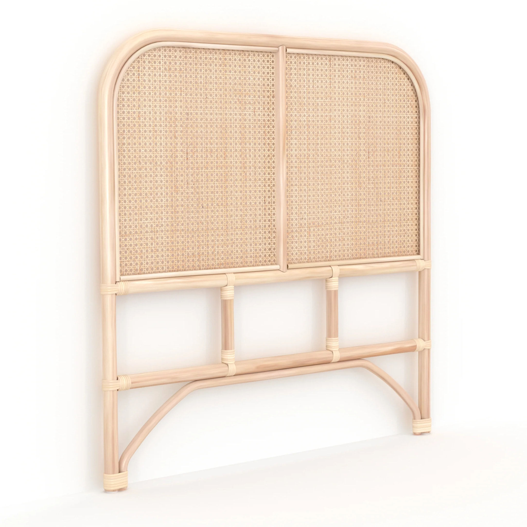 Tête de lit en rotin et cannage 90 cm - Naïra
