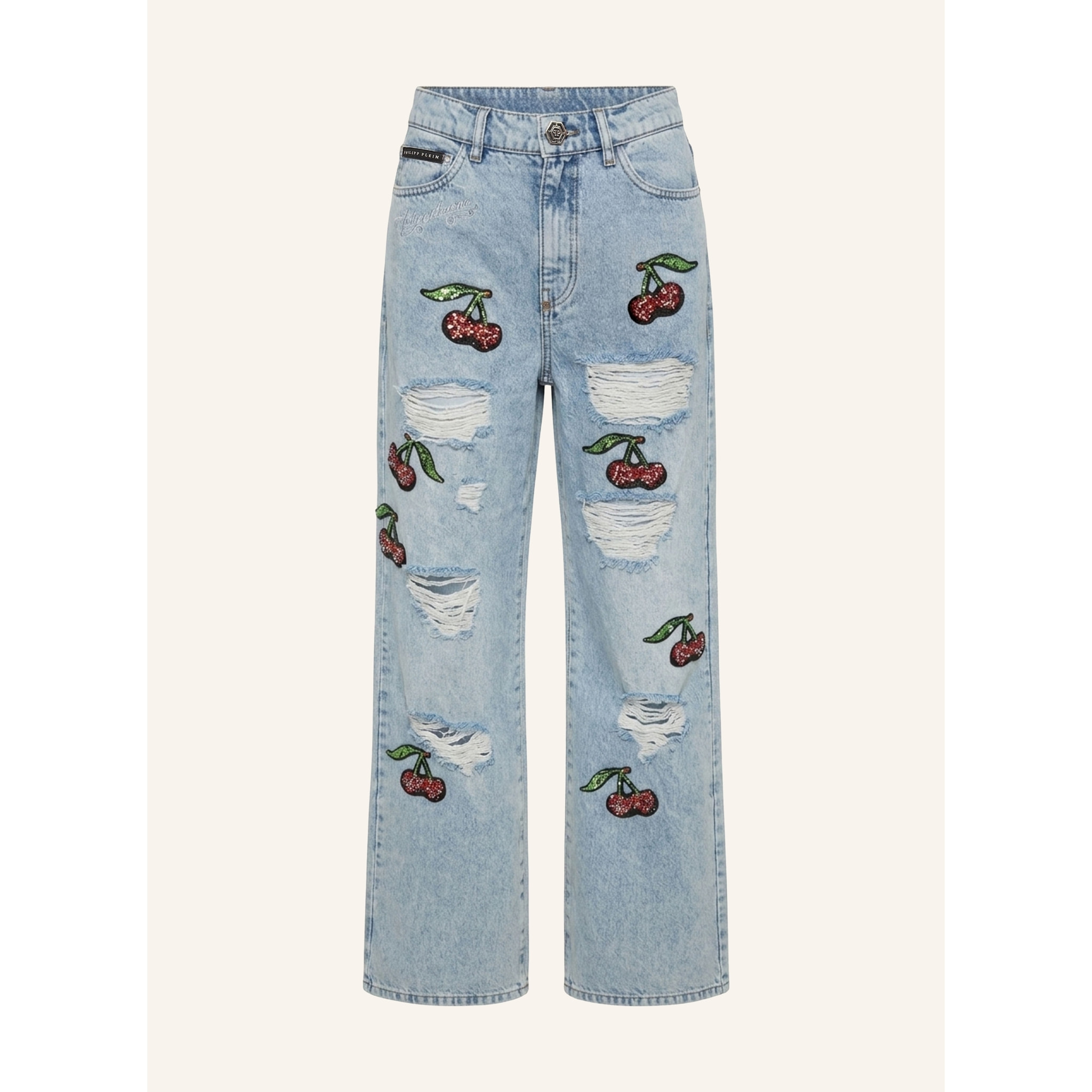PHILIPP PLEIN Vaqueros de corte skater