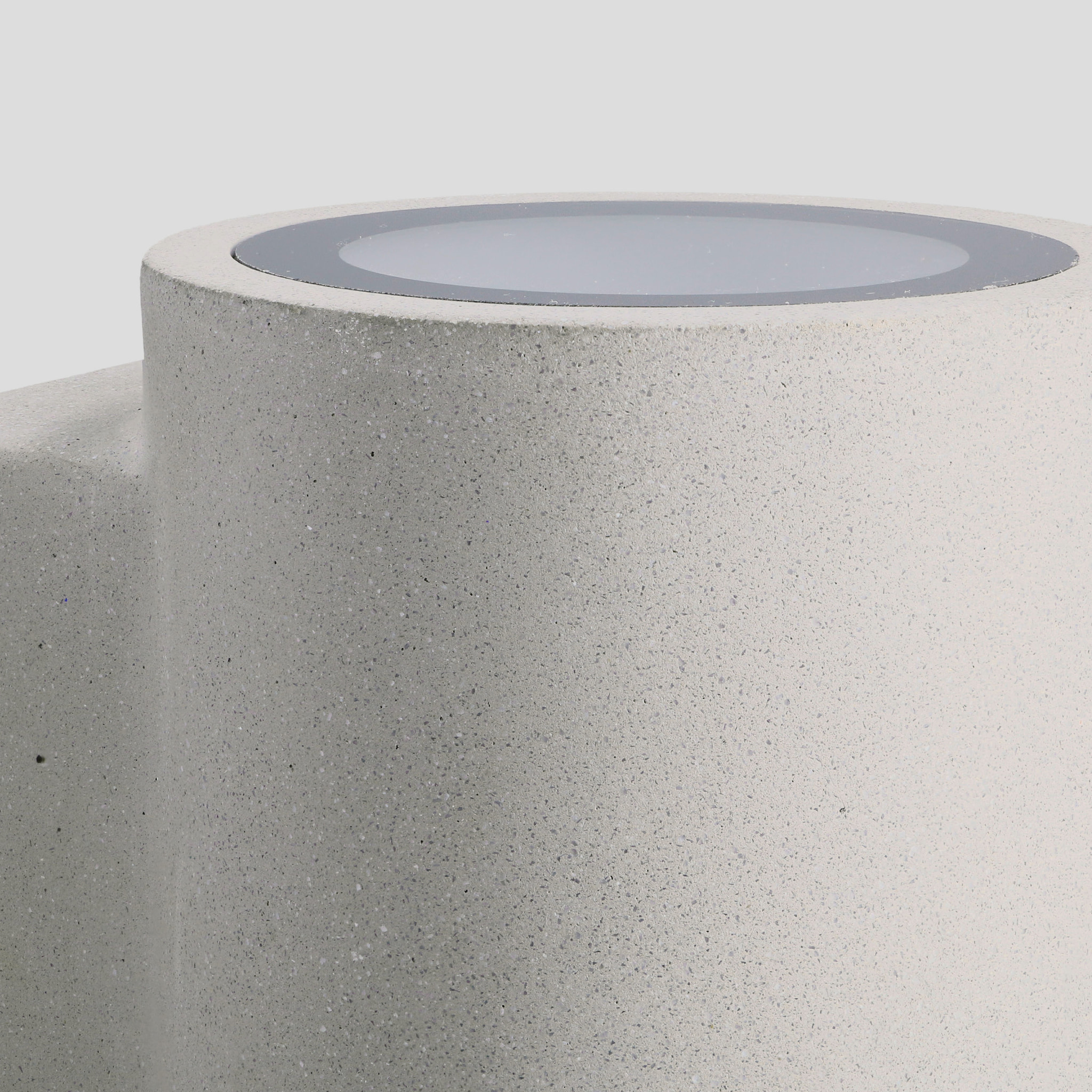 Forlight Aplique de pared exteropr Rem acabado cemento IP44 8W 11 x 20 x 13cm