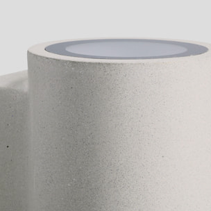 Forlight Aplique de pared exteropr Rem acabado cemento IP44 8W 11 x 20 x 13cm
