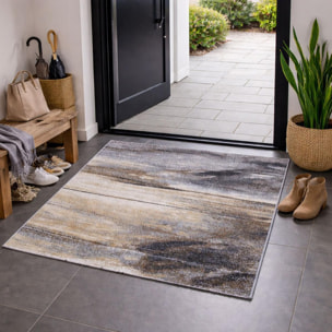 Tapis épais et moelleux Cola, motif abstrait