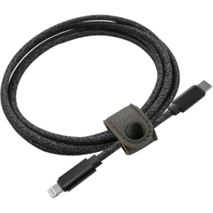 Câble Lightning ADEQWAT vers USB-C 3M Noir