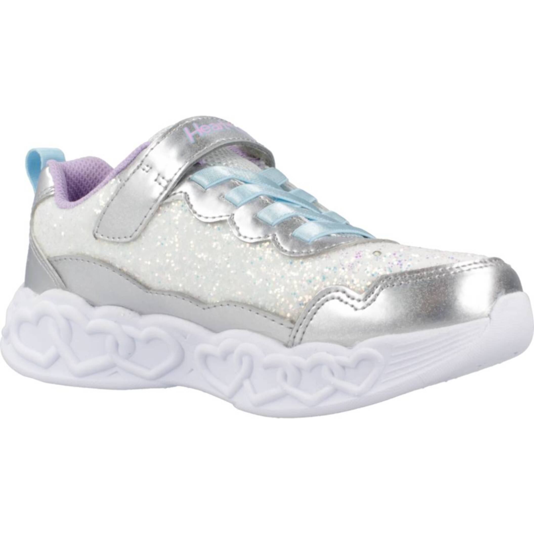 Zapatillas Niña de la marca SKECHERS  modelo INFINITE HEART LIGHTS - FRE Silver