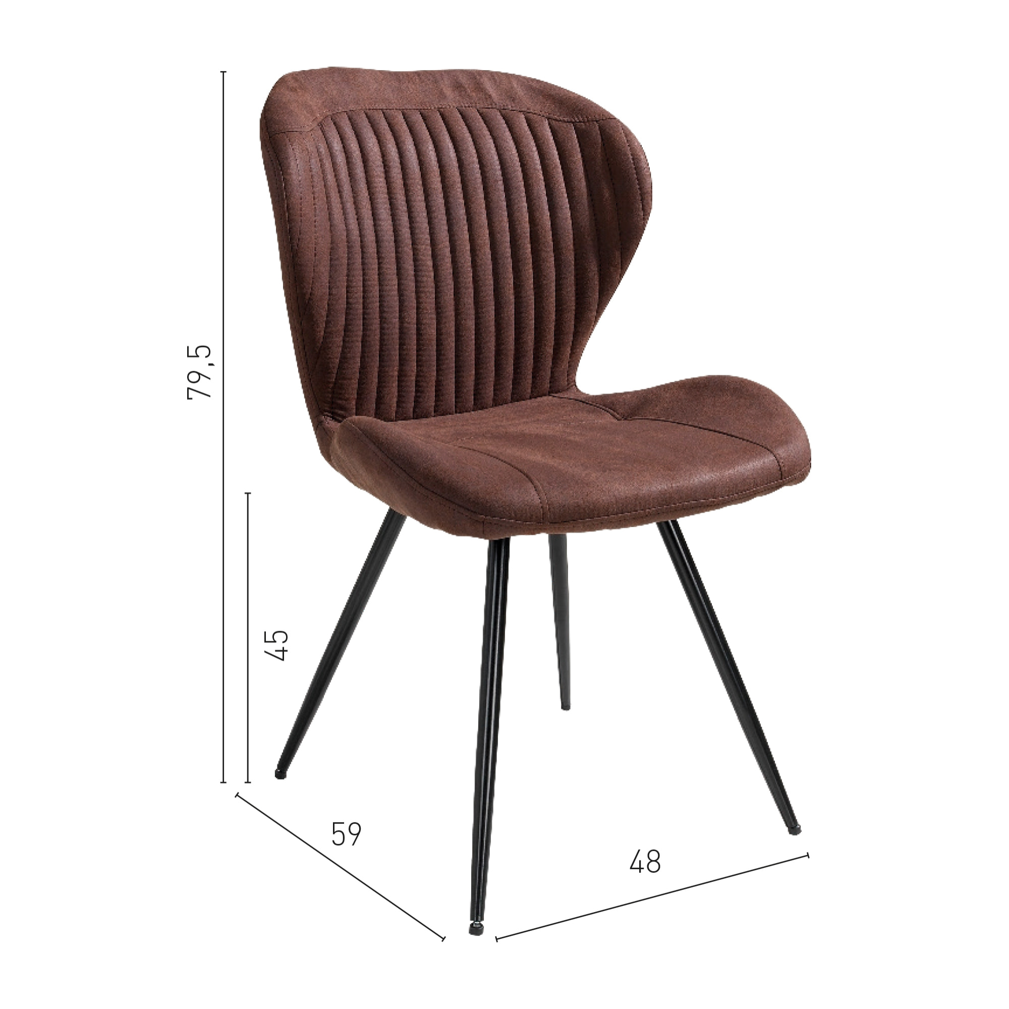 Silla Gante Marrón