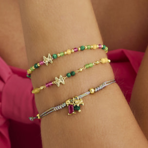 Pulsera Mariposa acabado oro amarillo 18k