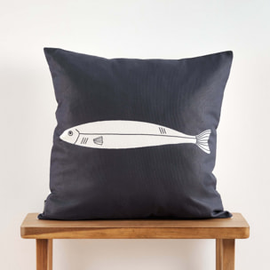 Housse de coussin réversible 100 % coton 50x50 cm Oropesa A