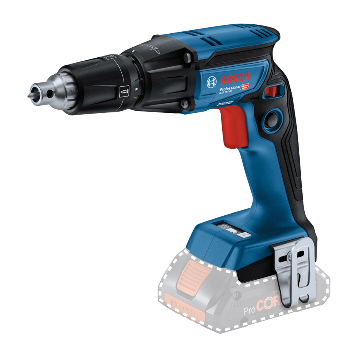 Visseuse plaquiste BOSCH GTB 18V-45 - Sans batterie, ni chargeur - Coffret L-Boxx - 06019K7001