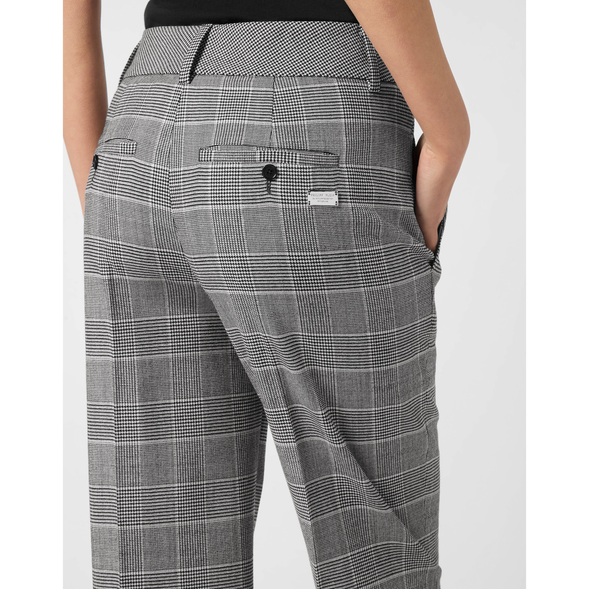 PHILIPP PLEIN Pantalones largos Prince of Wales