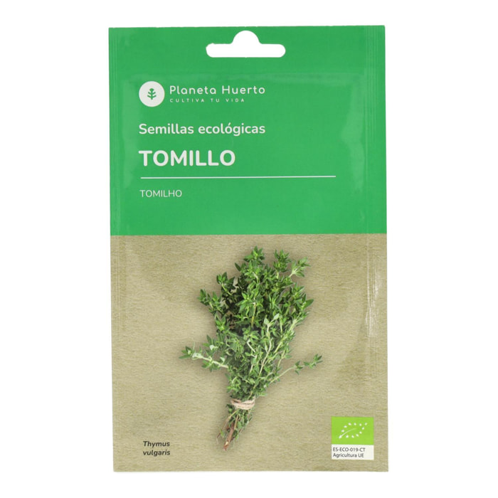 Semillas ecológicas de Tomillo Planeta Huerto