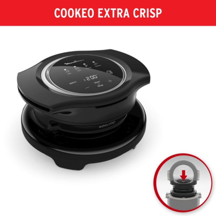 Couvercle MOULINEX Extra Crisp pour Cookéo EZ150800