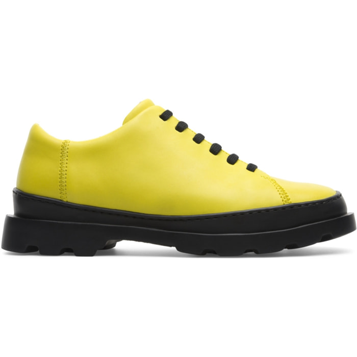 CAMPER Brutus - Zapatos de cordones Mujer Amarillo
