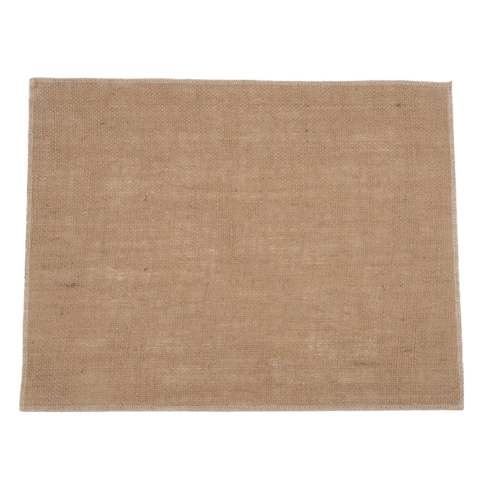 Set de table en jute enduite - Naturel