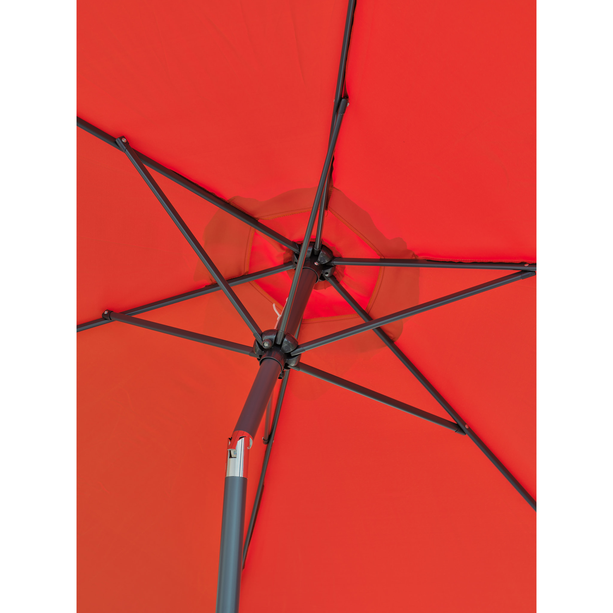 MARBELLA - Parasol à manivelle en aluminium  et toile