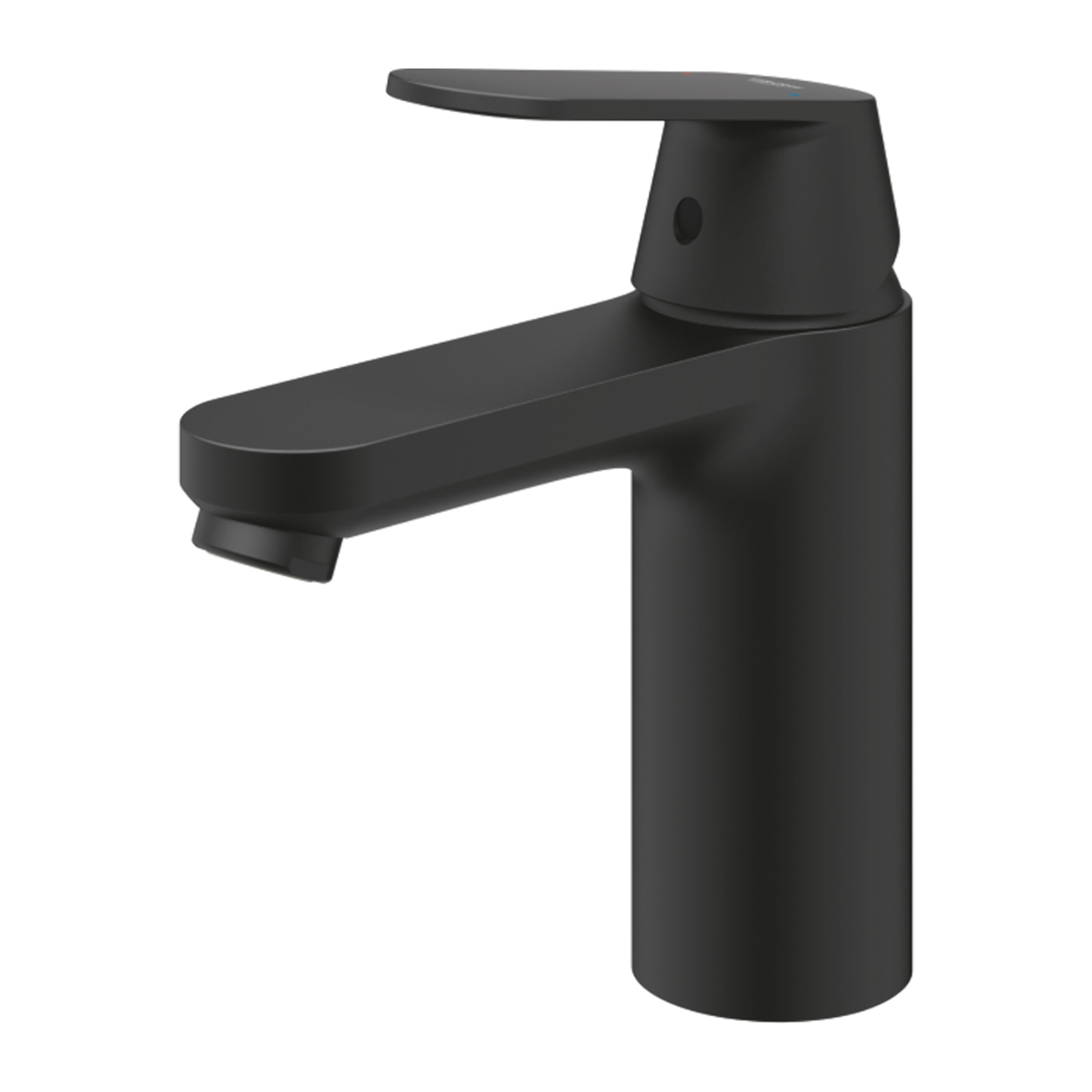 Mitigeur lavabo Quick Fix Get taille M noir mat + bonde clic-clac