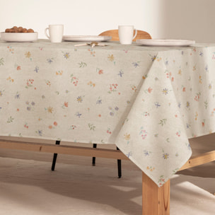 Mantel estampado antimanchas SHAYLA MULTICOLOR