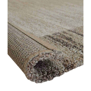 Tappeto Moderno Effetto Melange Grigio Beige