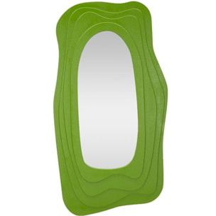 SPECCHIO DA MURO DAFNE VERDE CM 90X4X165