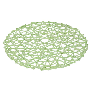 Tovaglietta in carta verde tondo cm ø38