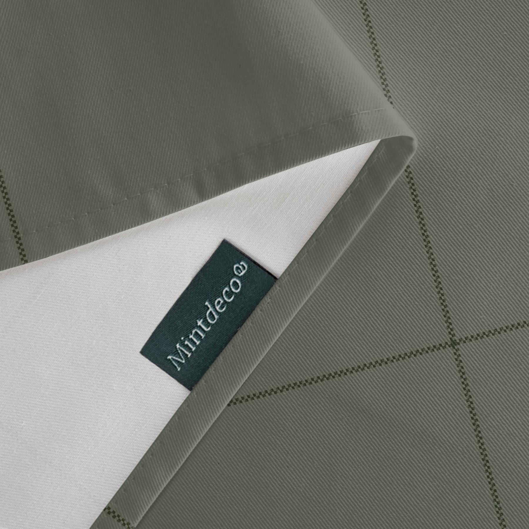 Nappe anti-taches LAO VERT - en 100 % coton