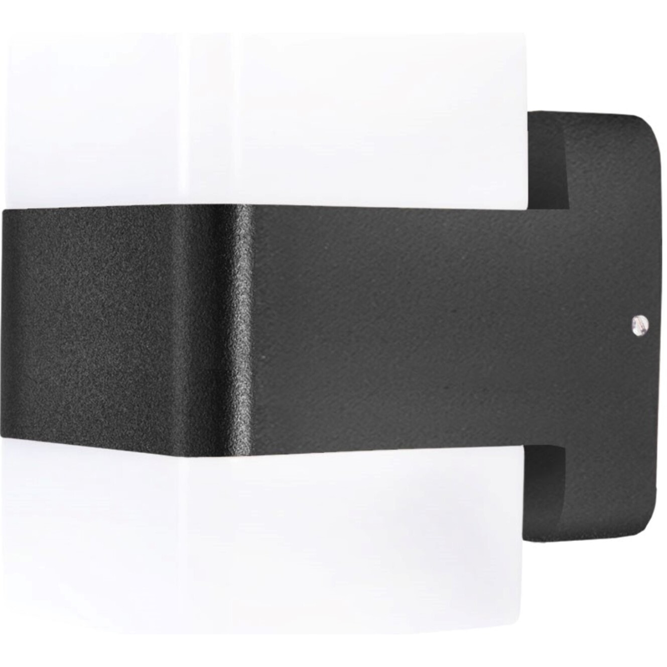 FORLIGHT Aplique IP44 Opalo LED 14.3W Blanco Neutro 4000K On/Off Negro Iluminación Interior Moderna y Eficiente