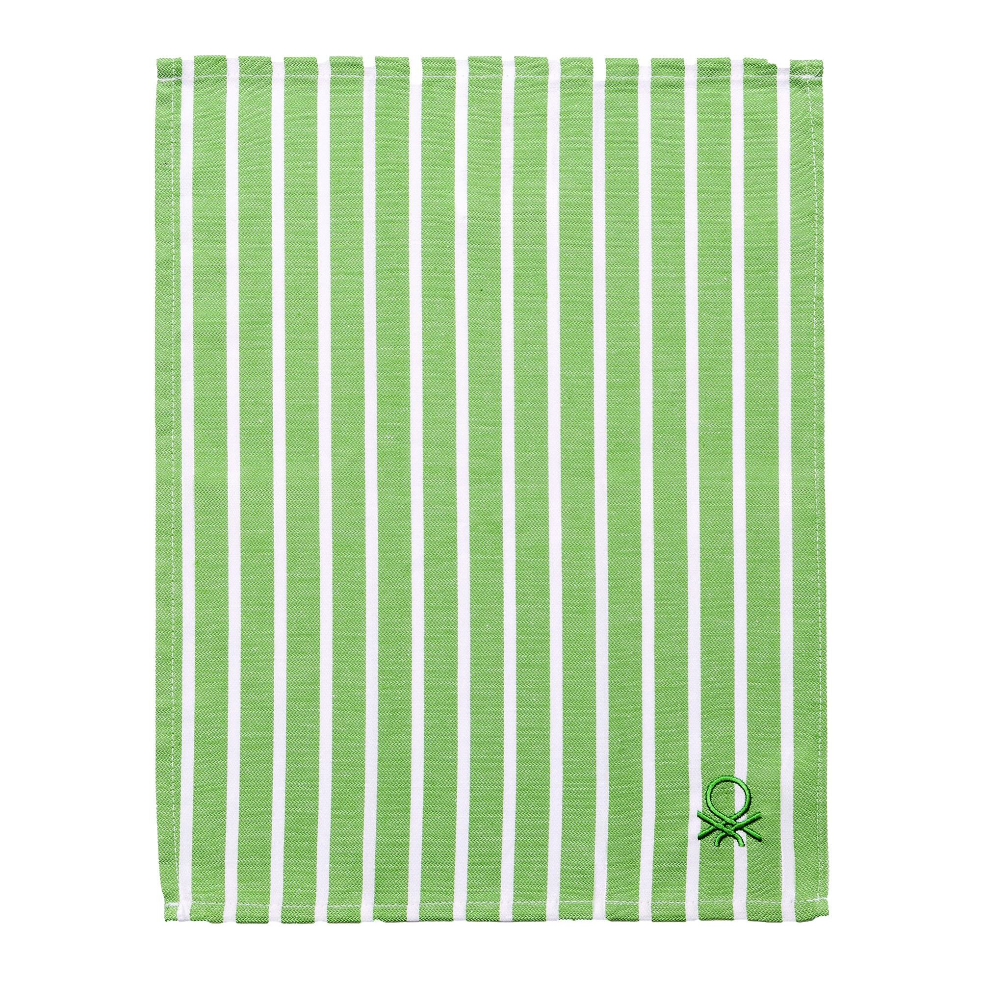 Set 4 paños cocina   verde  benetton