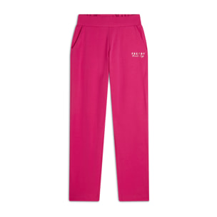 Pantaloni regular fit con fondo dritto con piccoli spacchi