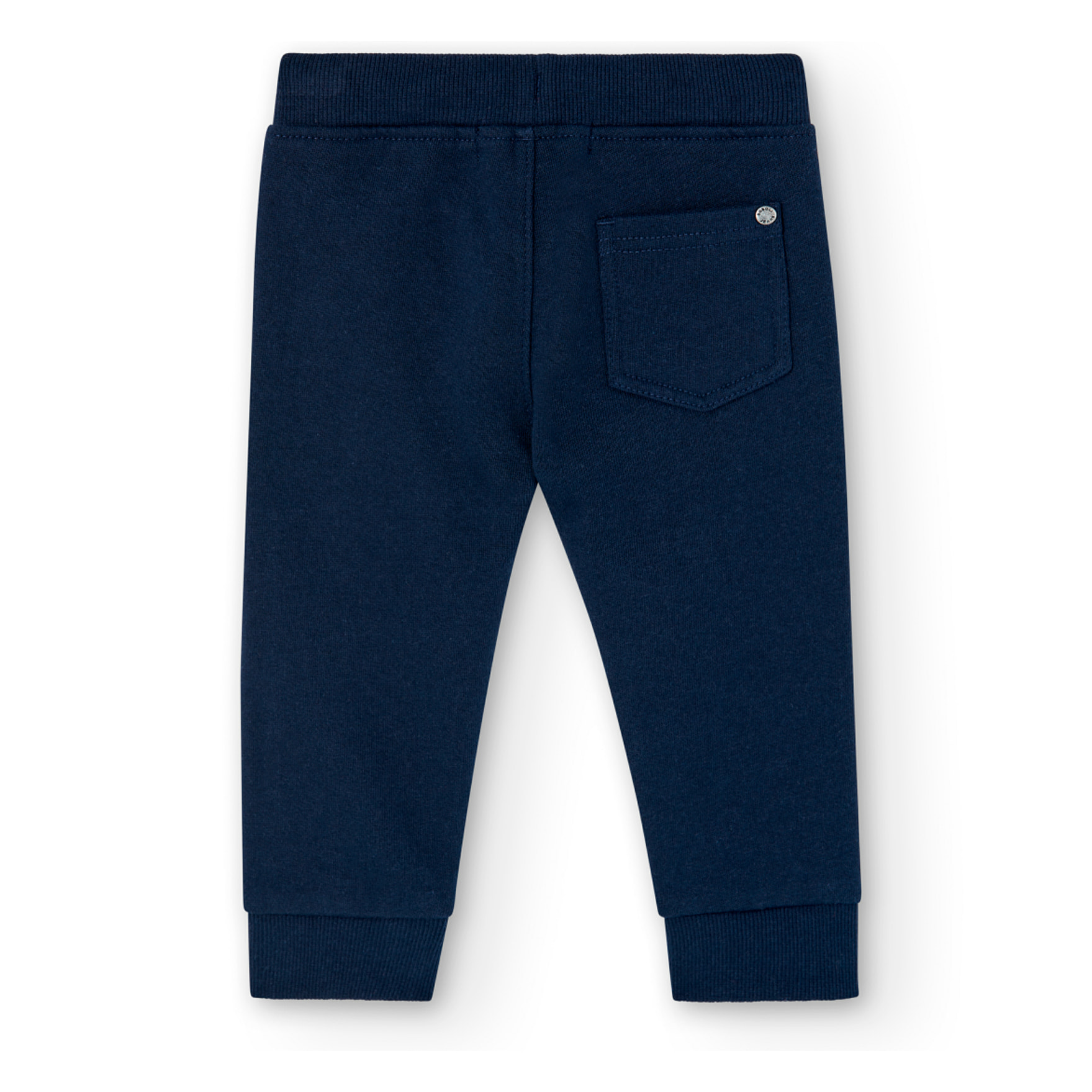 Pantalón felpa básico de bebé niño -BCI