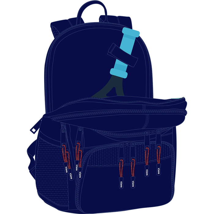 Mochila padel f.c.barcelona