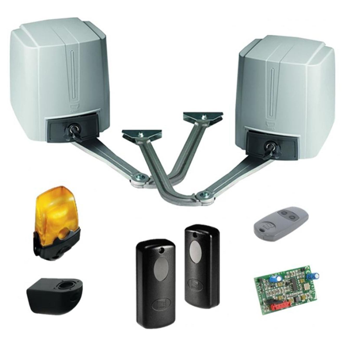 Kit automatisme FAST70 230V pour portails 2 battants 2,30 m par vantail - CAME - 001U1872