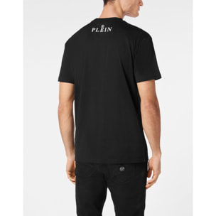 PHILIPP PLEIN Camiseta de cuello redondo y manga corta SKULL