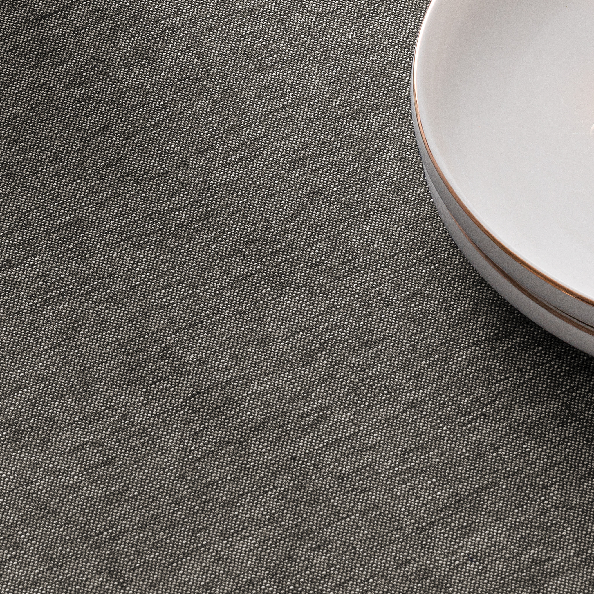 Nappe jacquard unie antitache Indra Grey