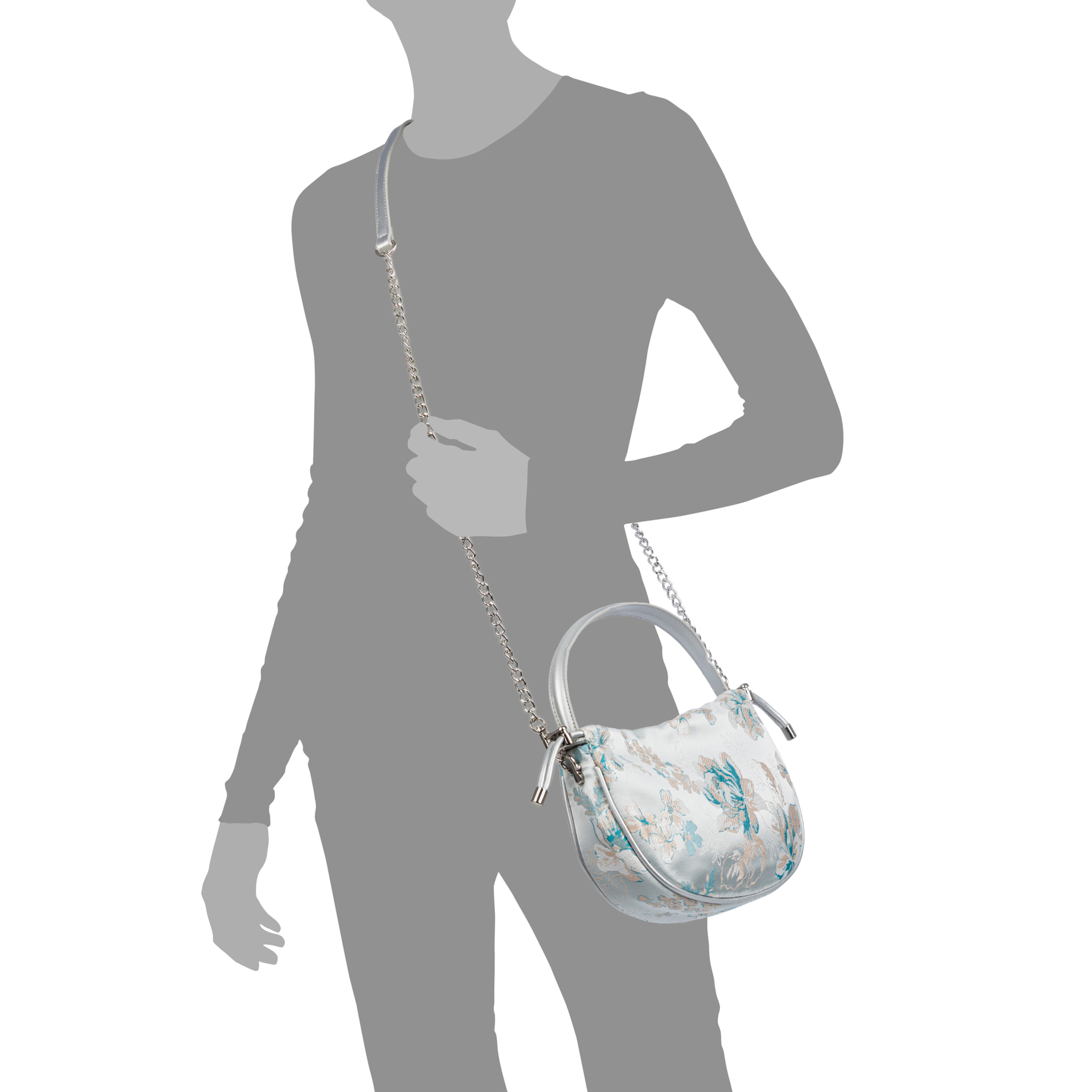 Bradano Bolso de mano Mujer. Fabricado en tela y piel sintética PU.