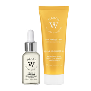 Sérum de vitamina C + Crema de día SPF 30