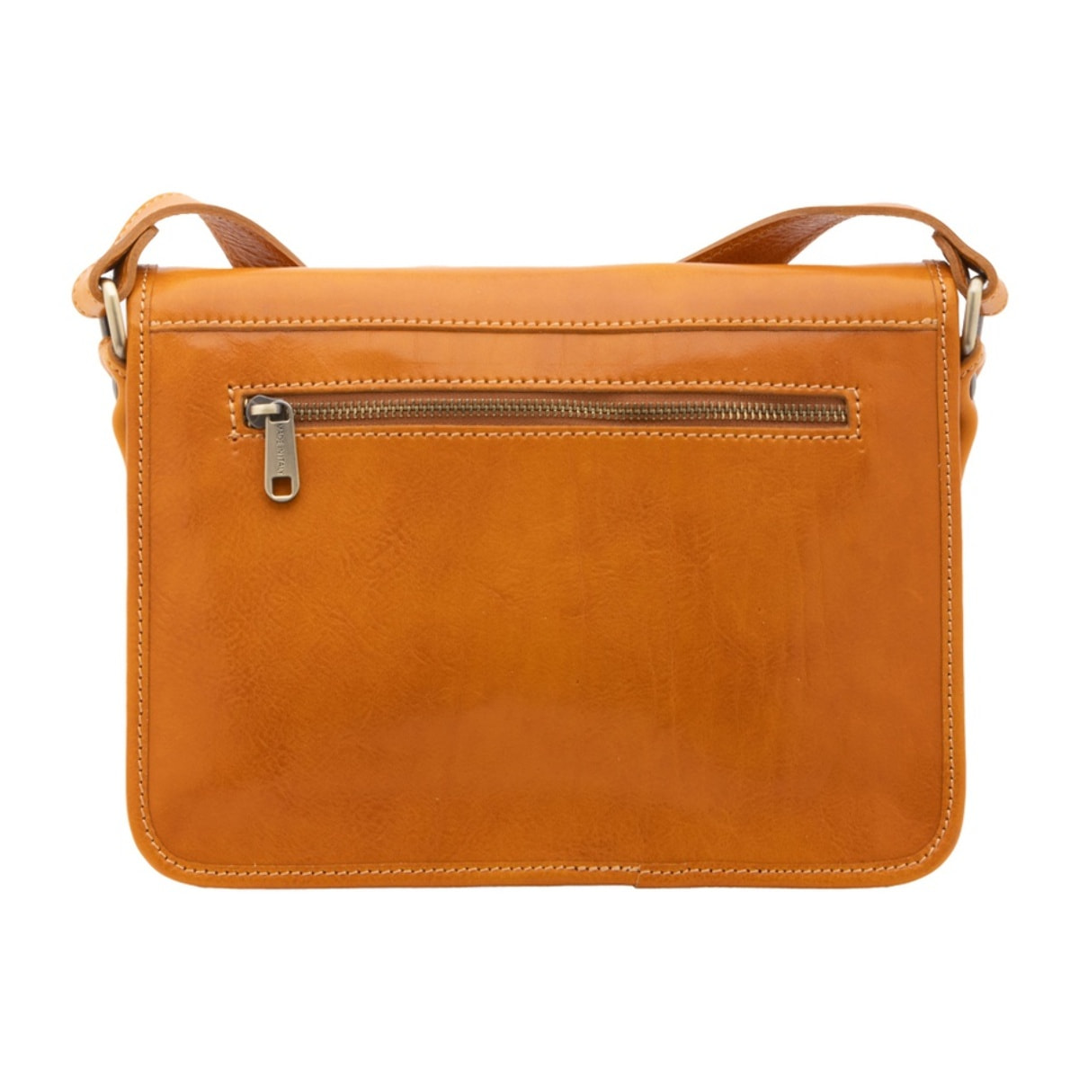 Borsa a tracolla da donna - Modello False - 100% vera pelle - 27.5 x 22.0 x 12.0 cm
