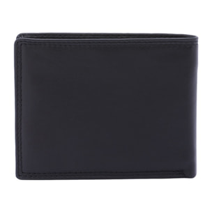 Portafoglio uomo in vera pelle - Modello Cavalier - Casual - 9.5 x 12.5 x 2.5 cm