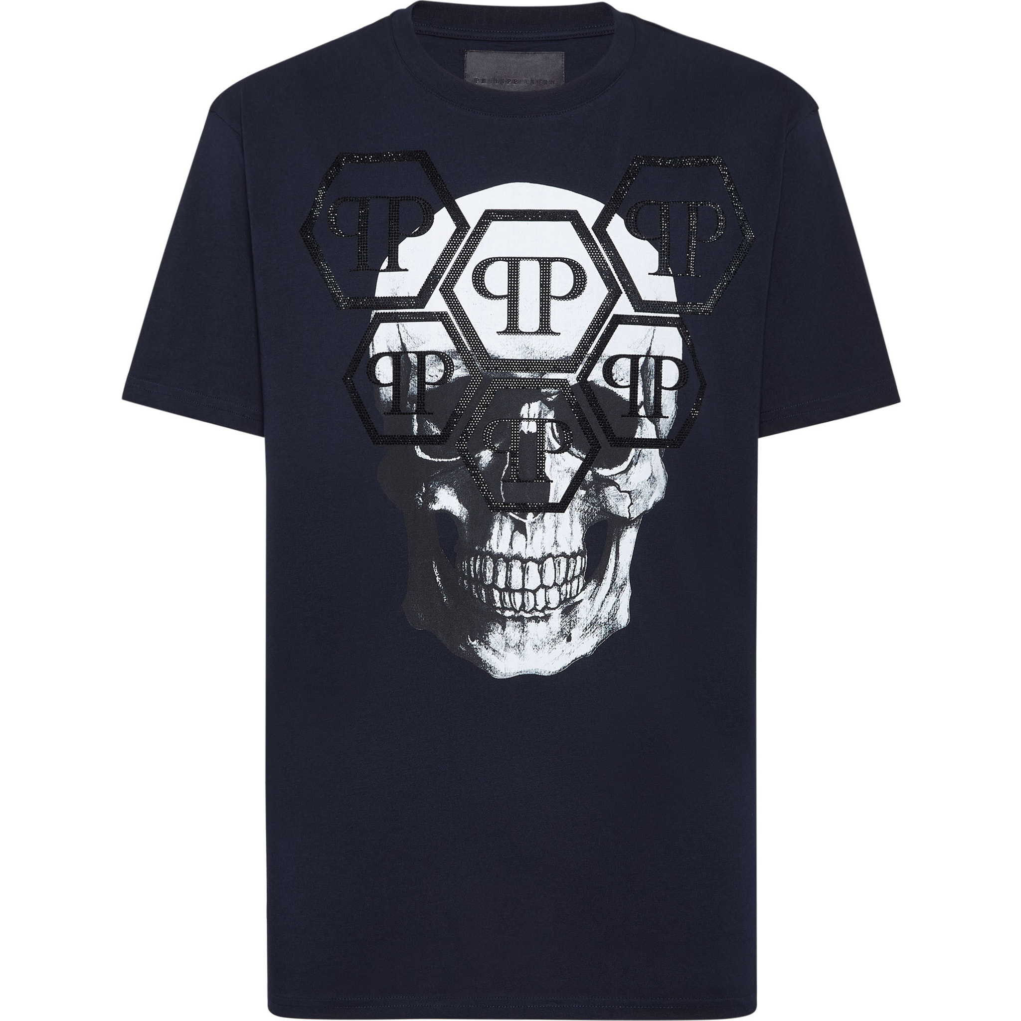 PHILIPP PLEIN Camiseta Cuello Redondo SKULL